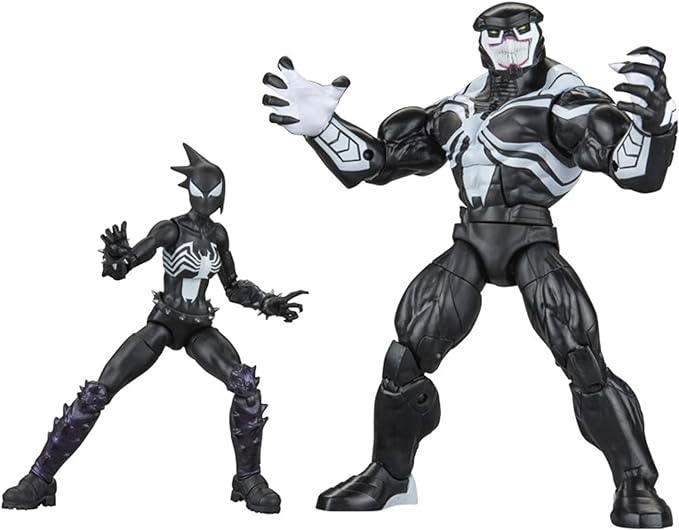 Hasbro - Venom: Space Knight Marvel Legends Pack 2 Figurines Marvel's Mania & Venom Space Knight 15 cm - Figurio