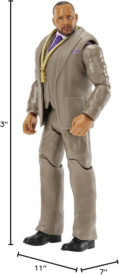 Mattel WWE Basic Action Figure, MVP, Posable 6-inch Collectible for Ages 6 Years Old & Up - Figurio