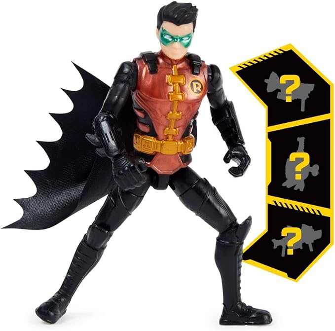 DC Batman 2022 Robin (Metallic Red Costume) 4-inch Action Figure by Spin Master - Figurio