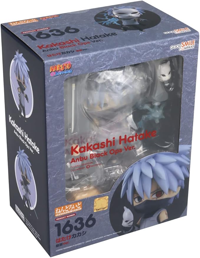 Good Smile Naruto Shippuden: Kakashi Hatake (Anbu Black Ops Ver.) Nendoroid Action Figure - Figurio