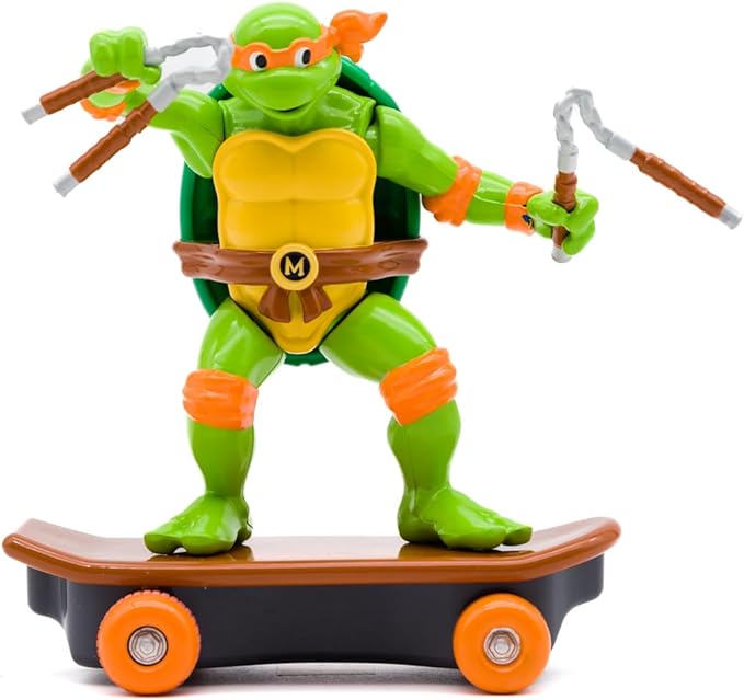 Teenage Mutant Ninja Turtles 5" Sewer Shredders Classic Edition Michelangelo Ages 3+ Shredding Action Figure - Figurio