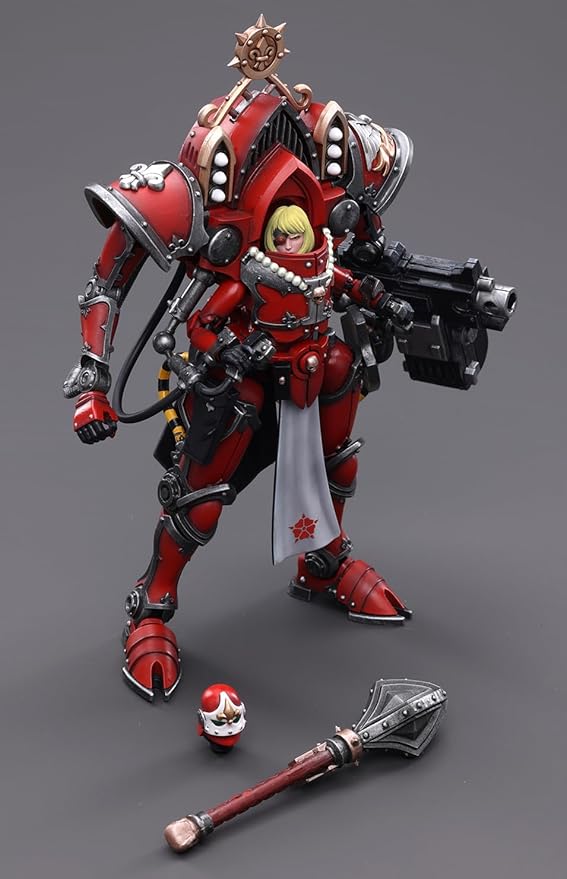 JOYTOY Warhammer 40K 1/18 Action Figures, Adepta Sororitas Paragon Warsuit Sister Merewal Perfect for Collectors & Decor, Ideal Gift for Birthdays, Christmas, Character Figure - JT4508 - Figurio