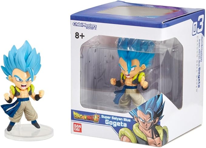 BANDAI Chibi Masters Dragon Ball: Super Saiyan Blue Gogeta - Figurio