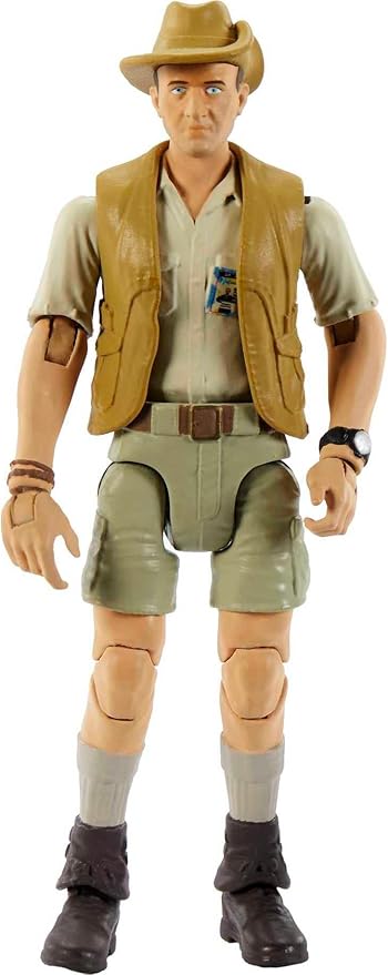 Mattel Jurassic World Mattel Jurassic Park Hammond Collection Human Action Figure, Robert Muldoon with Articulation, 3.75-in Tall - Figurio