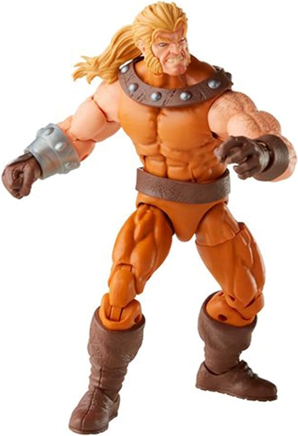 Marvel Legends Series Sabretooth, 6-Inch Scale Action Figure Toy, Premium Design, 1 Figure, 3 Accessories, and 1 Build-A-Figure Part - Figurio