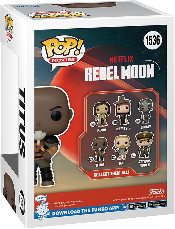 Funko Pop! Movies: Netflix - Rebel Moon, Titus - Figurio