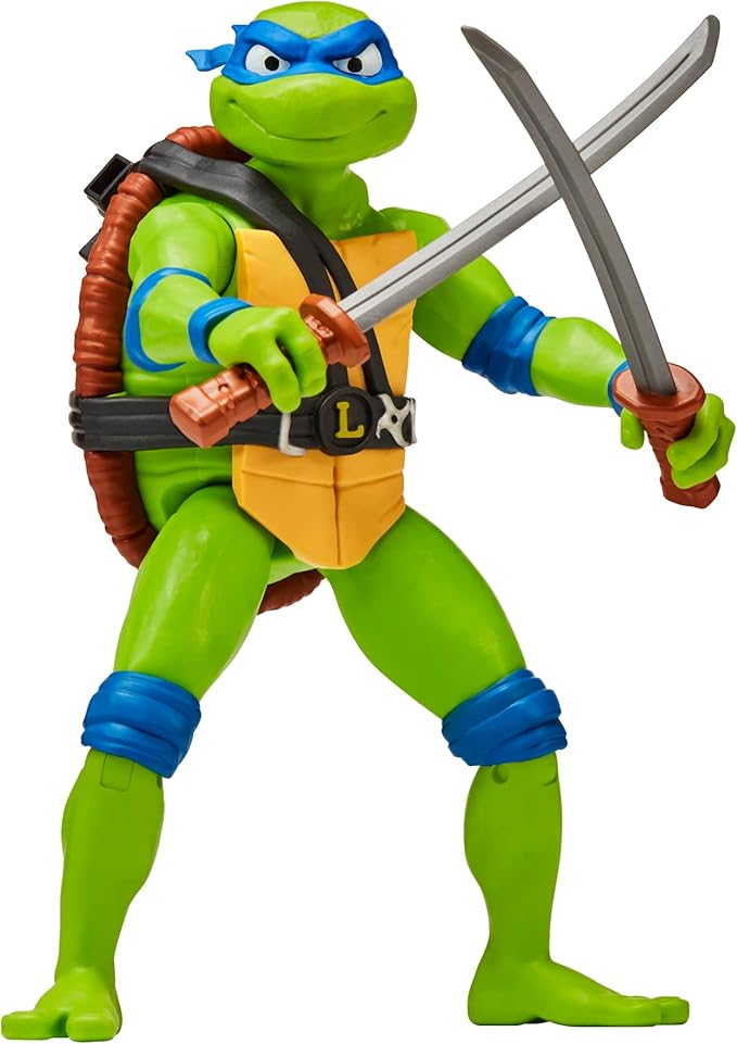 Teenage Mutant Ninja Turtles: Mutant Mayhem 12” Giant Leonardo Figure by Playmates Toys - Figurio