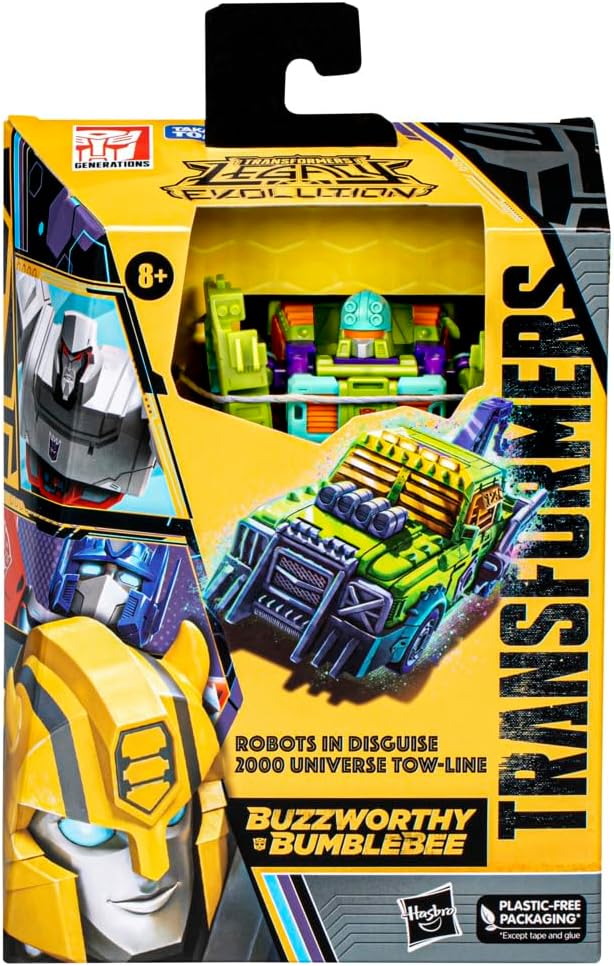 Transformers Legacy Evolution Buzzworthy Bumblebee Robots in Disguise 2000 Universe Tow-Line Figure - Figurio