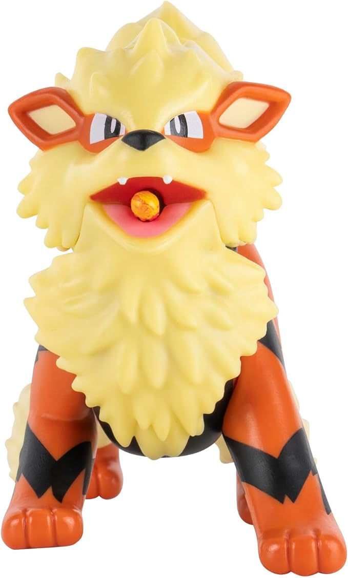 Pokémon 4.5" Arcanine Battle Feature Figure - Figurio