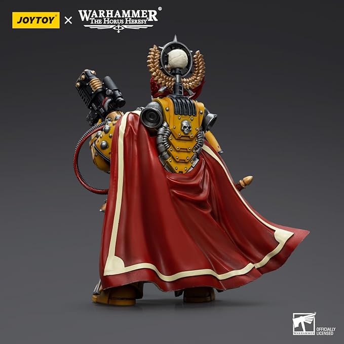 JOYTOY 1/18 Action Figure Warhammer 40,000 Imperial Fists Legion Praetor with Power Sword 4.9inch Movable Model Collectible Figurine - Figurio