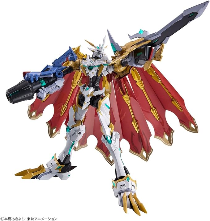 Bandai Hobby - Digimon - Omegamon X-Antibody, Bandai Spirits Figure-Rise Standard Amplified Model Kit - Figurio