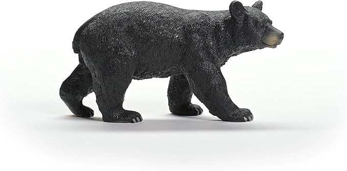 Schleich Wild Life New 2024 Wild Animal Toy American Black Bear Figurine - Figurio