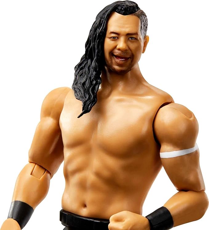 Mattel WWE Shinsuke Nakamura Basic Action Figure, 10 Points of Articulation & Life-like Detail, 6-inch Collectible - Figurio