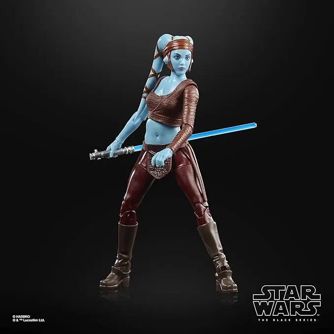 STAR WARS The Black Series Aayla Secura Toy 6-Inch-Scale Attack of The Clones Collectible Action Figure, Toys for Kids Ages 4 and Up - Figurio