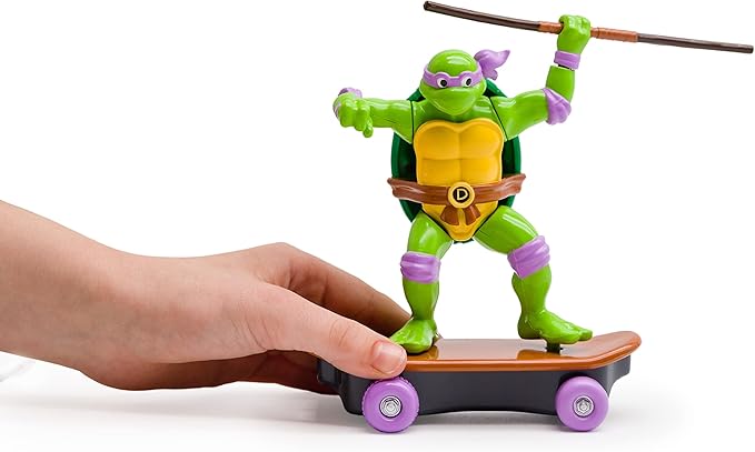 Teenage Mutant Ninja Turtles 5" Sewer Shredders Donatello Classic Edition for Ages 3+ - Shred & Battle with Bo Staff - Collect All 4! - Figurio