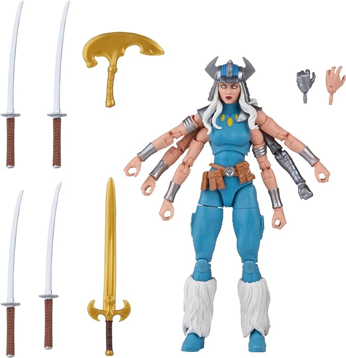 Marvel Legends Series X-Men Classic Spiral 6-inch Action Figure Toy, 4+ Years, 8 Accessories - Figurio