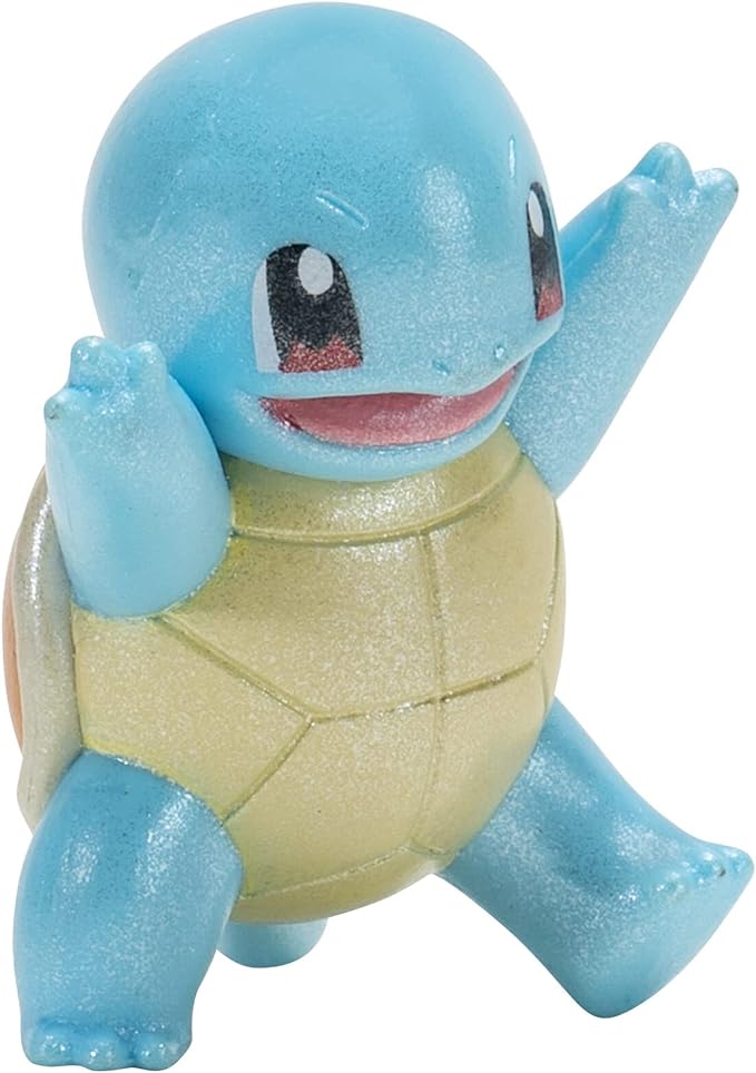 Pokémon Select Evolution 3 Pack - Features 2-Inch Squirtle, 3-Inch Wartortle & 4.5-Inch Blastoise Battle Figures - Authentic Details - Figurio