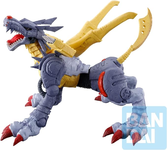 Bandai Spirits Ichibansho - Digimon Adventure - MetalGarurumon (Digimon Ultimate Evolution!) Collectible Figure - Figurio