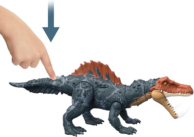 Mattel Jurassic World Dominion Massive Action Siamosaurus Dinosaur Action Figure, Toy with Attack Motion, Plus Downloadable App & AR - Figurio