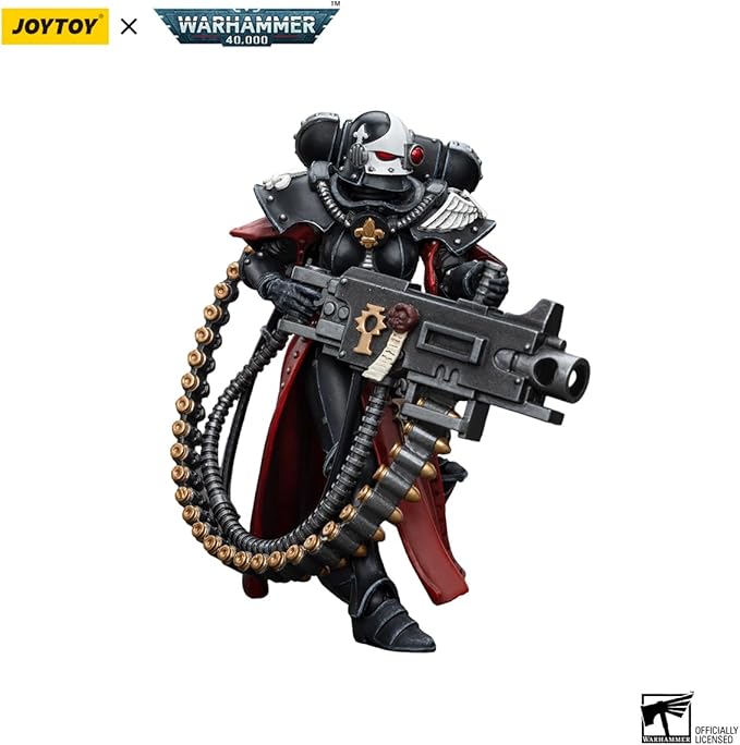 JOYTOY HAPPXYGG Warhammer 40k 1/18 4.7-inch Adepta Sororitas Retributor with Heavy Bolter action figure model toy series - Figurio