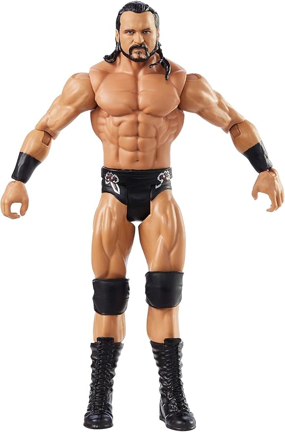 WWE Mattel Drew Mcintyre Basic Series #113 Action Figure in 6-inch Scale with Articulation & Ring Gear, Multicolor, GLB16 - Figurio