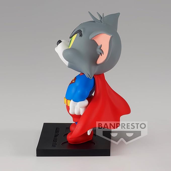 Banpresto - Tom and Jerry - WB 100th Anniversary - Tom (Tom and Jerry as Superman) (ver. A), Bandai Spirits Figure - Figurio