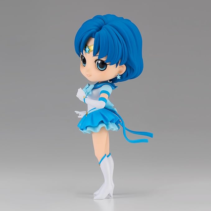 Banpresto - Pretty Guardian Sailor Moon Cosmos The Movie - Eternal Sailor Mercury (ver. B), Bandai Spirits Q Posket Figure - Figurio