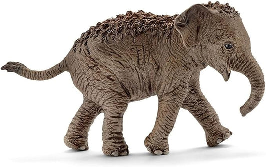 Schleich North America Asian Elephant Calf Figure, 7.9 x 3.0 cm - Figurio