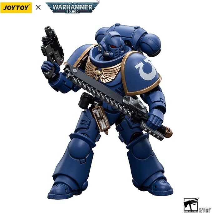 JOYTOY HAPPXYGG Warhammer 40k 1/18 4.7-inch Ultramarines Intercessors action figure model toy series - Figurio