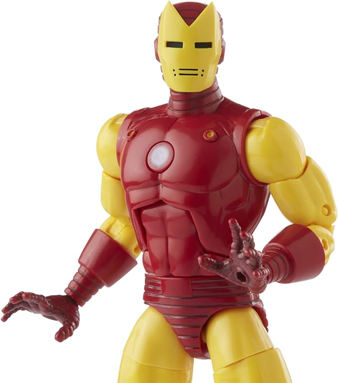 Marvel Hasbro Legends Series 20th Anniversary Series 1 Iron Man 6-Inch Action Figure Collectible Toy, 9 Accessories F3463 Multi - Figurio