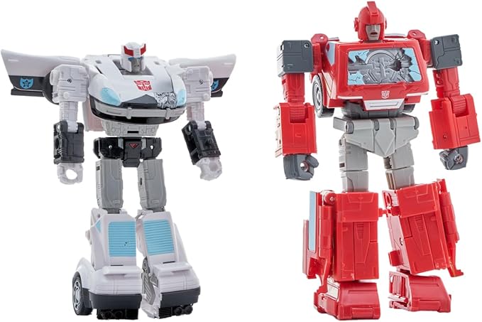 Transformers Studio Series 86 Buzzworthy Bumblebee Battle Damage Ironhide & Prowl Action Figure 2-Pack - Figurio