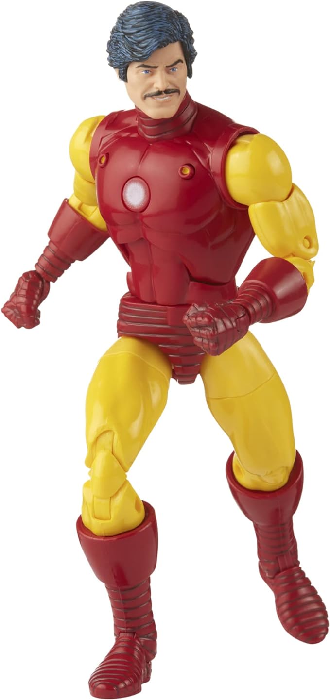 Marvel Hasbro Legends Series 20th Anniversary Series 1 Iron Man 6-Inch Action Figure Collectible Toy, 9 Accessories F3463 Multi - Figurio