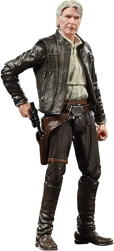 STAR WARS The Black Series Archive Han Solo Toy 6-Inch-Scale The Force Awakens Collectible Action Figure, Toys for Kids 4 and Up - Figurio