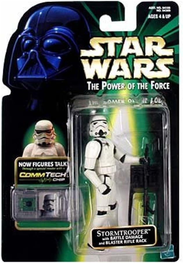 Star Wars Power of the Force Comm Tech Stormtrooper Action Figure - Figurio