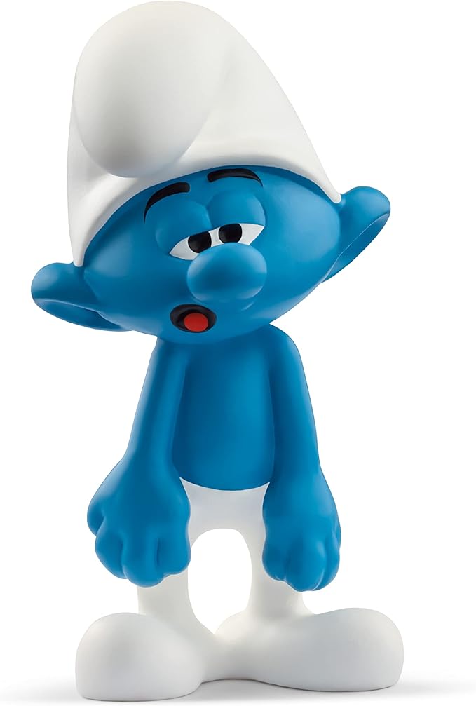 Schleich Smurfs, Collectible Retro Toys and Figurines for All Ages, Dimwitty Smurf Figure - Figurio