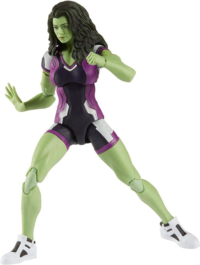 Marvel Legends Series Disney Plus She-Hulk MCU Series Action Figure 6-inch Collectible Toy, Includes 2 Accessories and 1 Build-A-Figure Part - Figurio