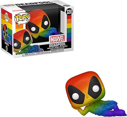 Funko POP Marvel: Pride - Deadpool (Rainbow),Multicolor,Standard - Figurio