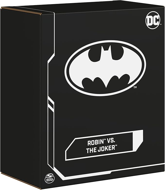 DC Comics Batman 4-inch Robin and The Joker Action Figures for Boys with 6 Mystery Accessories, Kids Toys for Boys Aged 3 and up - Figurio