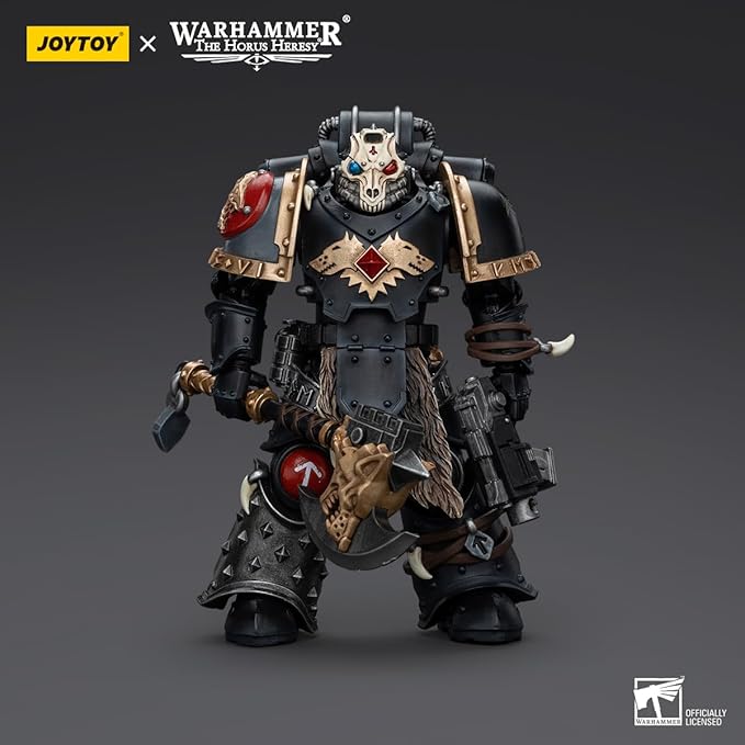 JOYTOY Warhammer 40K Space Wolves Deathsworn Pack Deathsworn 4, 1:18 Scale Action Figure Mecha Joy Toy Collection Model 4.8 inch - Figurio