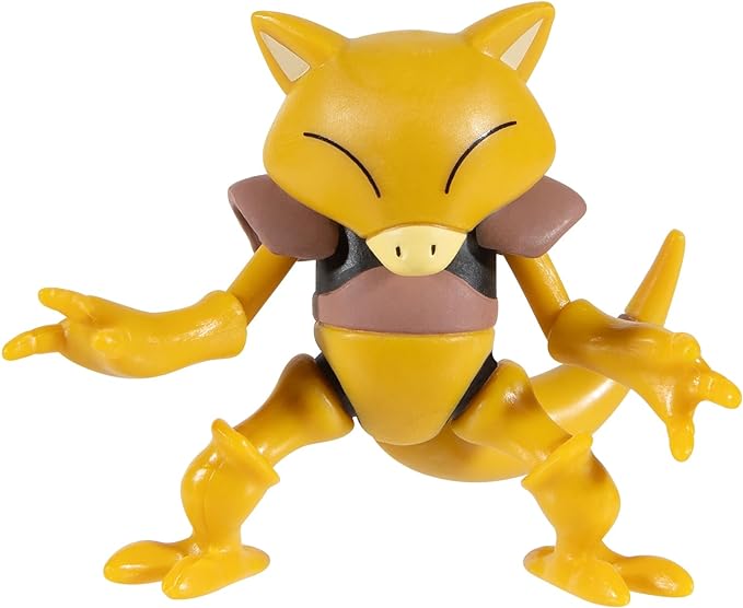 Pokémon Clip ‘N’ Go Abra and Level Ball - Includes 2-Inch Battle Figure and Level Ball Accessory - Figurio