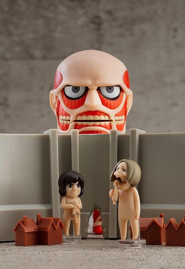 GOOD SMILE COMPANY Attack on Titan: Colossal Titan Nendoroid Action Figure Renewal Set - Figurio