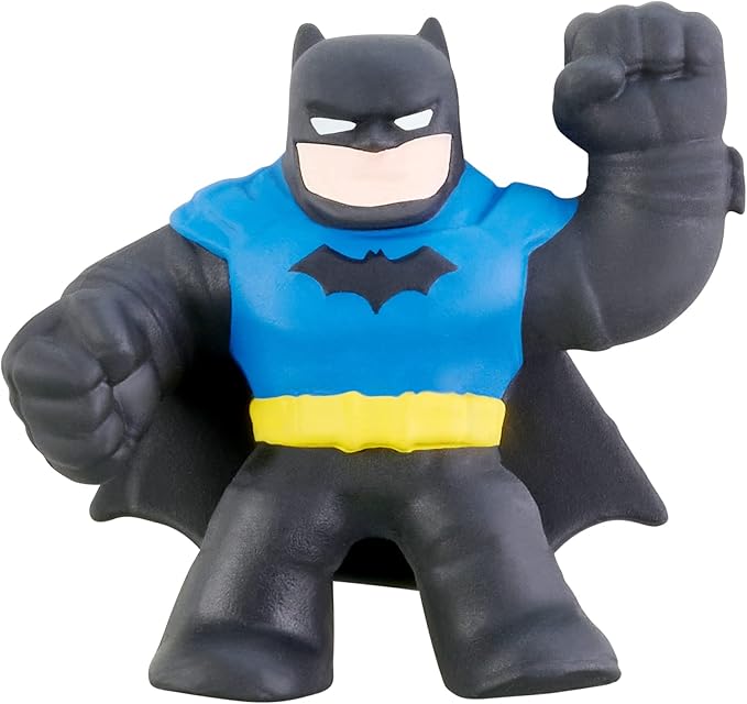 Heroes of Goo Jit Zu Licensed DC Minis - 6 Pack - 2.5'' Tall - Stealth Armor Batman, Gold Armor Aquaman, Speed Force Flash, Killer Croc, King Shark and Kryptonian Steel Superman - Figurio