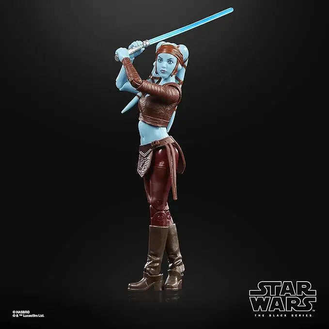 STAR WARS The Black Series Aayla Secura Toy 6-Inch-Scale Attack of The Clones Collectible Action Figure, Toys for Kids Ages 4 and Up - Figurio