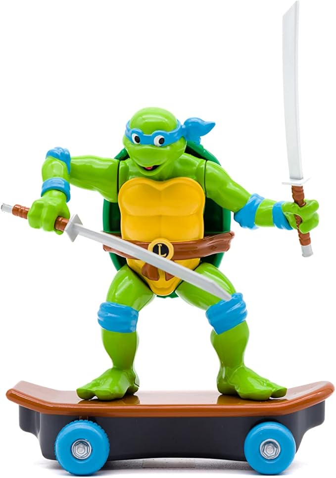 Teenage Mutant Ninja Turtles 5" Sewer Shredders Leonardo Classic Edition Ages 3+ - Battle & Shred with Signature Katanas! - Figurio