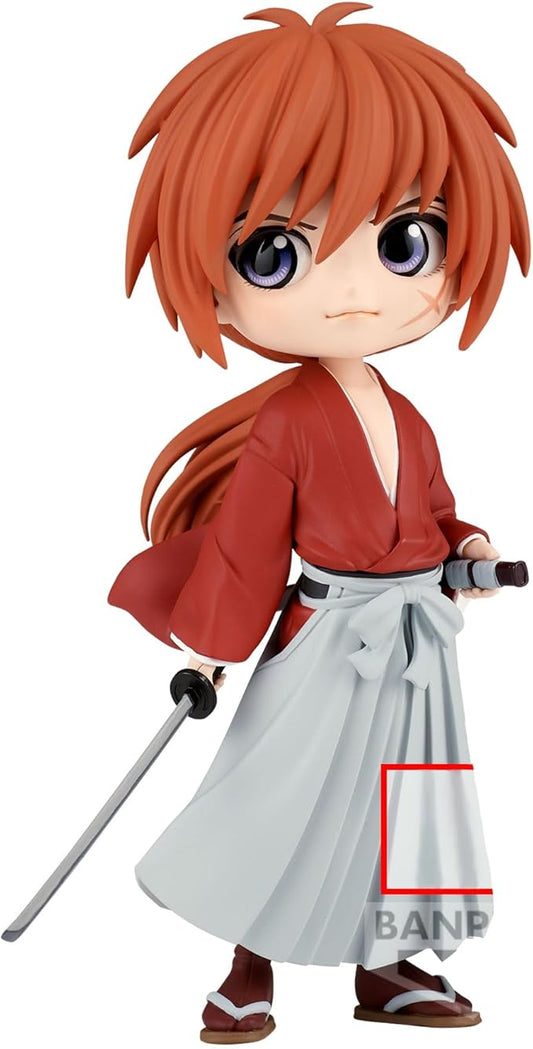 Banpresto - Rurouni Kenshin - Kenshin Himura vol. 2, Bandai Spirits Q Posket Figure - Figurio