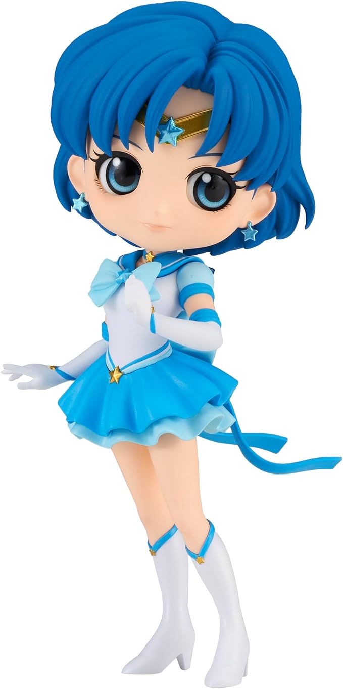 Banpresto - Pretty Guardian Sailor Moon Cosmos The Movie - Eternal Sailor Mercury (ver. B), Bandai Spirits Q Posket Figure - Figurio