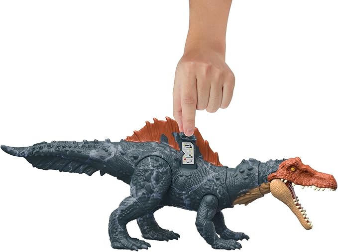 Mattel Jurassic World Dominion Massive Action Siamosaurus Dinosaur Action Figure, Toy with Attack Motion, Plus Downloadable App & AR - Figurio