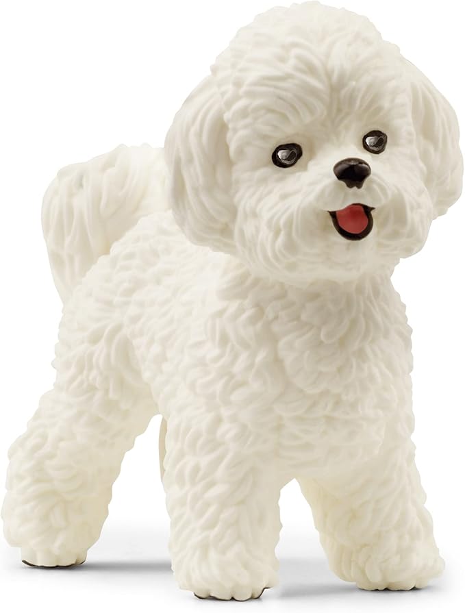 Schleich Farm World New 2023, Farm Animal Toys for Boys and Girls, Bichon Frise Toy Dog Figurine, Ages 3+ - Figurio