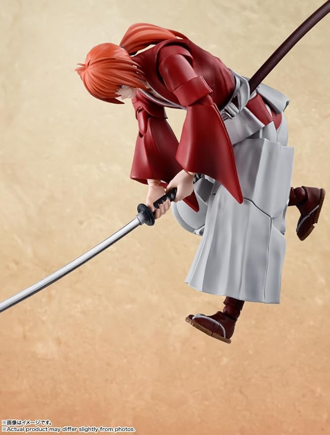 TAMASHII NATIONS - Rurouni Kenshin: Meiji Swordsman Romantic Story - Kenshin Himura, Bandai Spirits S.H.Figuarts Action Figure - Figurio