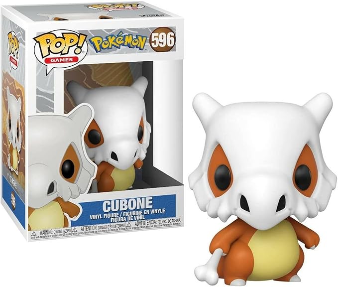 Pokemon - Cubone Pop! Vinyl Figure (Bundled with Compatible Pop Box Protector Case) - Figurio